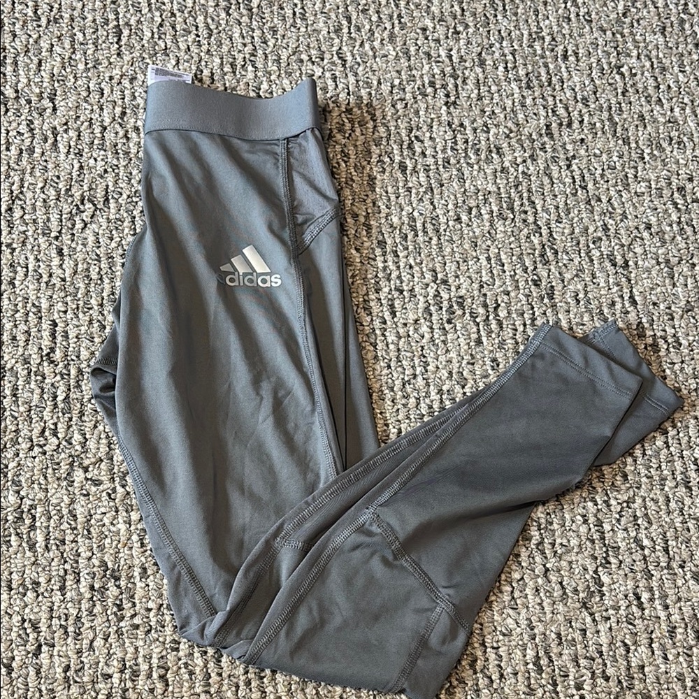 Adidas Gray Performance Leggings